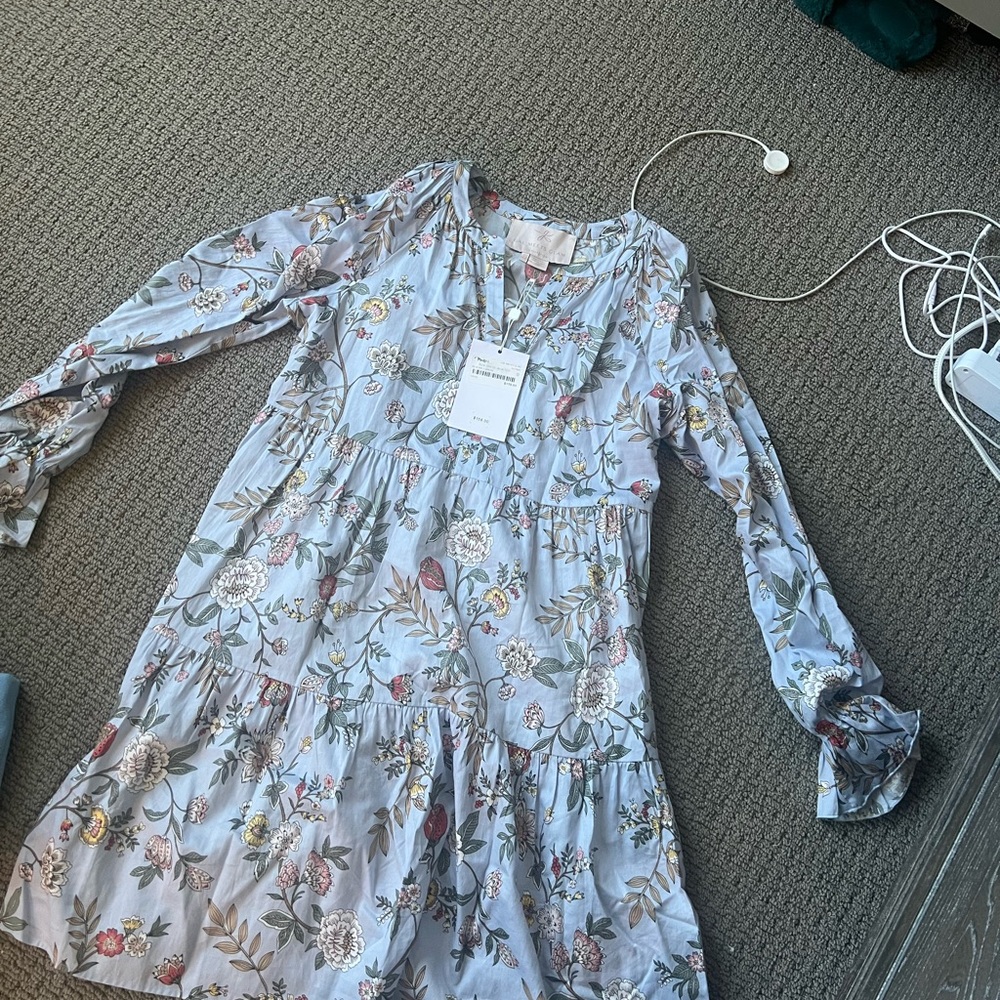 Floral Dress - Blue - Picture 2 of 7